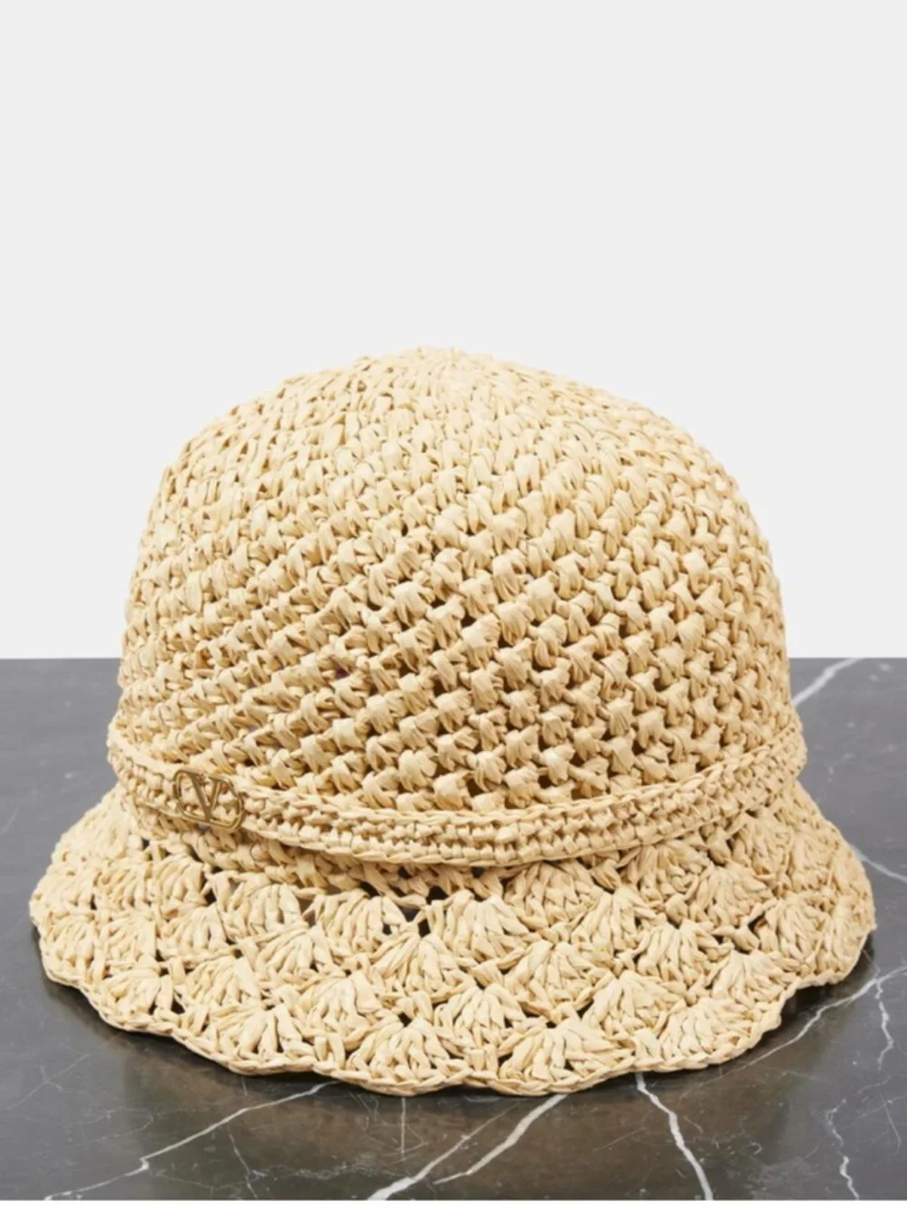 Valentino Garavani Crochet Bucket Hat NEW WITH TAGS NWT